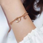 دستبند زنانه صدف و ماهی ژوپینگ