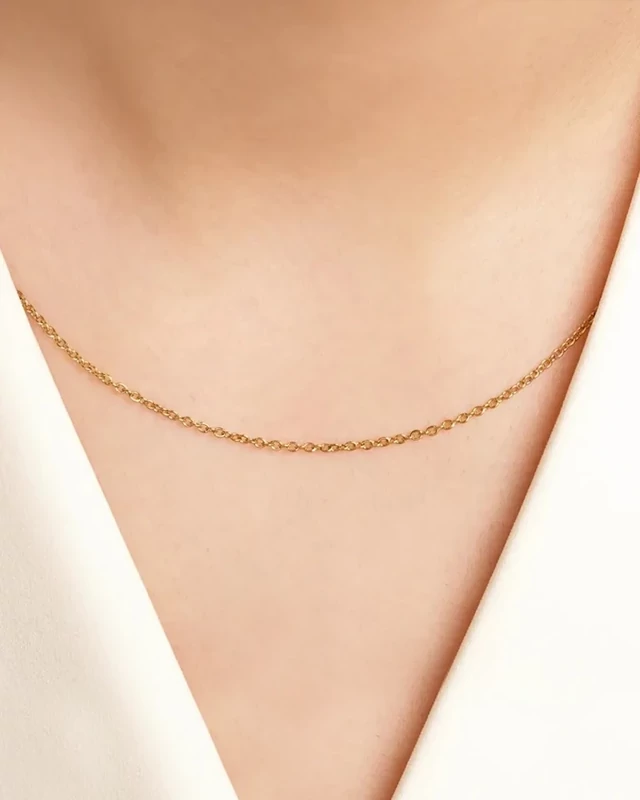زنجیر ژوپینگ زنانه رنگ ثابت